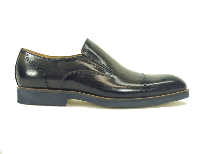 Carrucci Chic Patina Finish Calfskin Slip-on