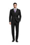 Classic Fit Tone on Tone Pinstripe Suit Color Black