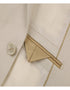 Mens Basic Two Button Classic Fit Suit with Optional Vest in Light Tan Beige Suit