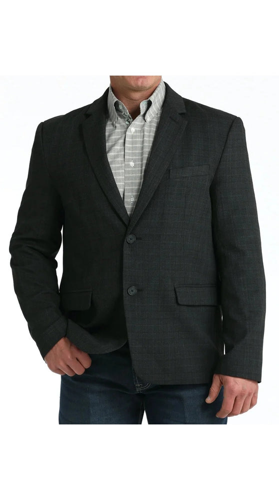 Cinch Men's Charcoal Grey Western Suit Jacket with Paisley Lining