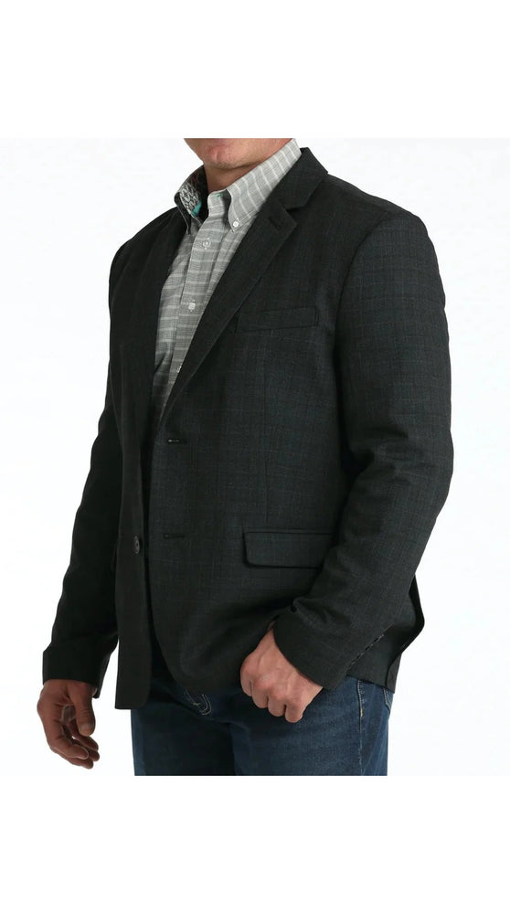 Cinch Men's Charcoal Grey Western Suit Jacket with Paisley Lining