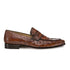 Mens Mezlan Lisbon Ostrich Quill Penny Loafer Dress Cognac Shoe