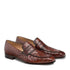 Mens Mezlan Lisbon Ostrich Quill Penny Loafer Dress Cognac Shoe