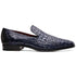 Marco Di Milano Trento Men's Shoes Genuine Caiman Crocodile Slip-on Loafers