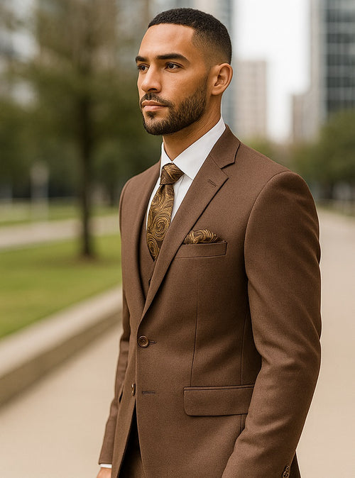 tailored-brown-suit-for-weddings