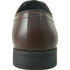 Mens Plain Round Toe Dress Oxford In Dark Brown