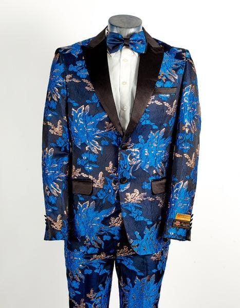 Royal Blue Suit - AlbertoNardoniStore