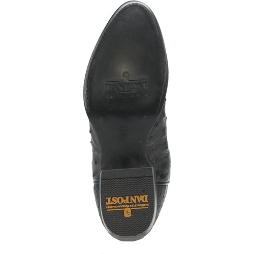 Dan Post Tempe Ostrich Boots - Full Quill Exotic Luxury