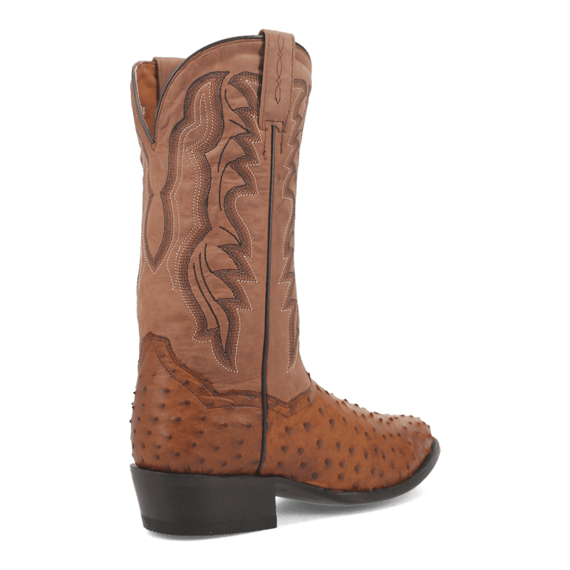 Dan Post Tempe Ostrich Boot - Full Quill Luxury Western