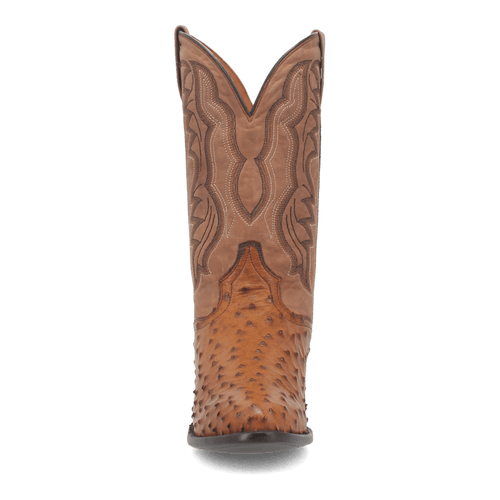 Dan Post Tempe Ostrich Boot - Full Quill Luxury Western