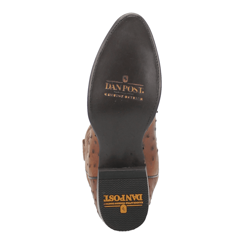 Dan Post Tempe Ostrich Boot - Full Quill Luxury Western