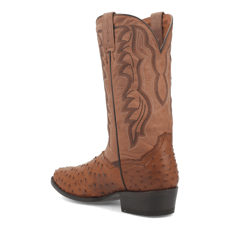 Dan Post Tempe Ostrich Boot - Full Quill Luxury Western