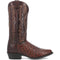 Dan Post Men’s Pershing Brown Full Quill Genuine Ostrich 13” Round Toe Cowboy Boot
