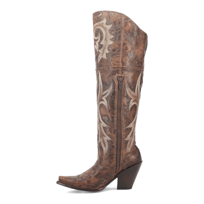 Dan Post Jilted Leather Boot - Premium Brown Boots