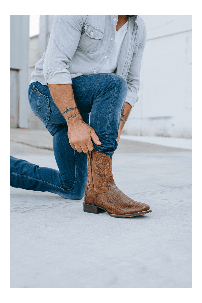 Dan Post Kingsly Caiman Boot - Luxury Exotic Leather Boots