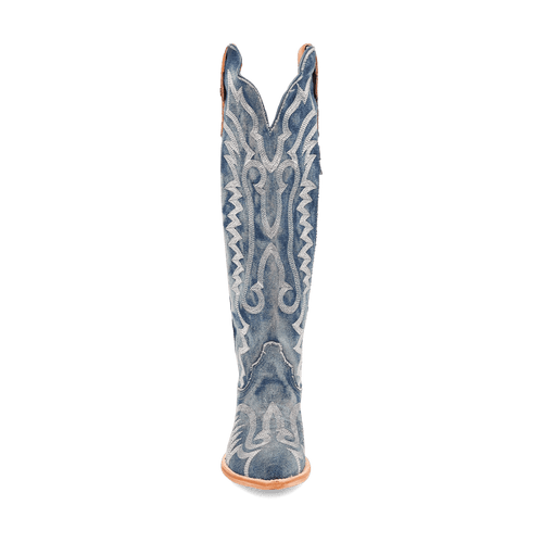 Dan Post Denim Darlin' Boot - Premium Blue Leather Western Boot