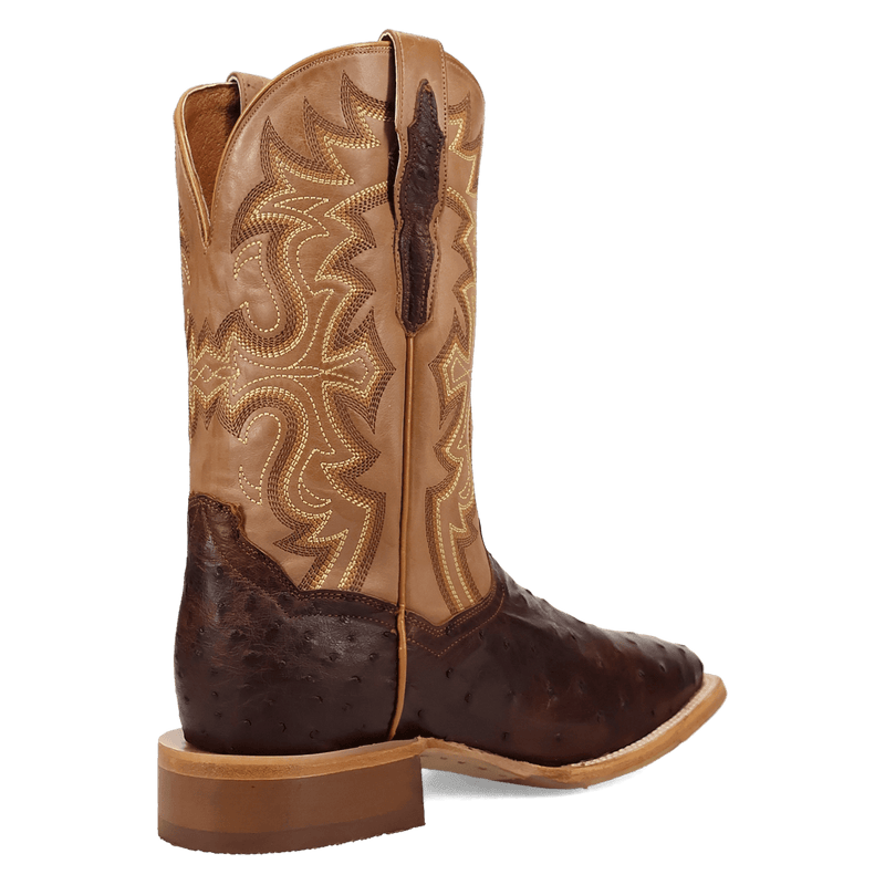 DRAYDEN FULL QUILL OSTRICH BOOT