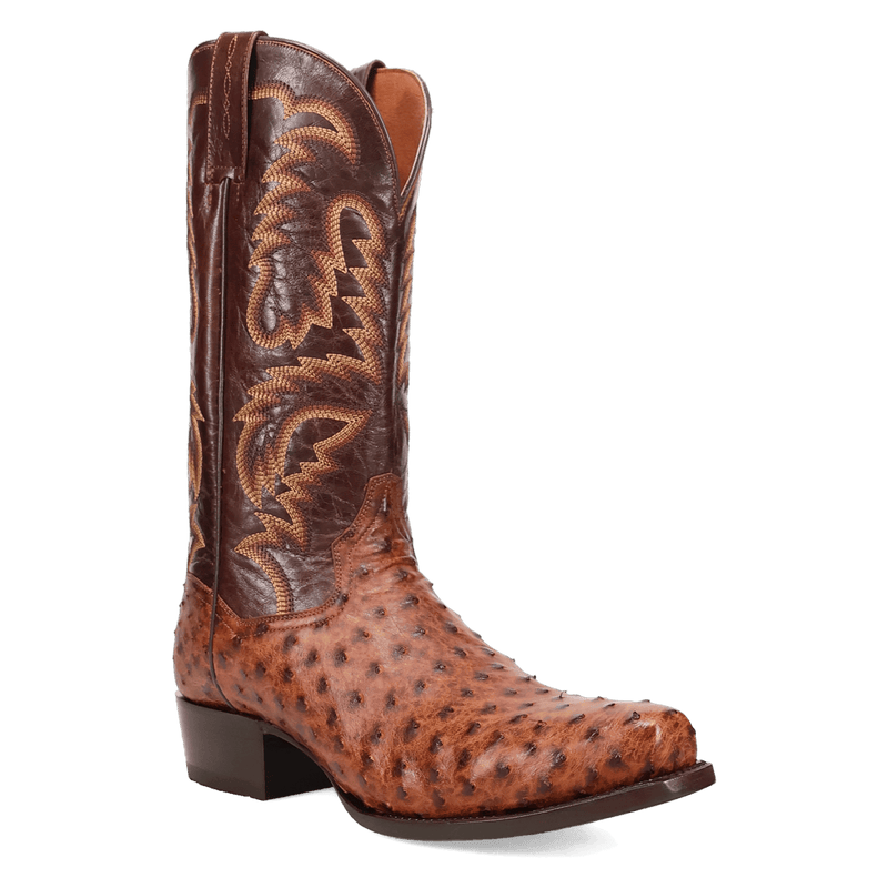 Dan Post Marco Ostrich Boot - Full Quill Luxury