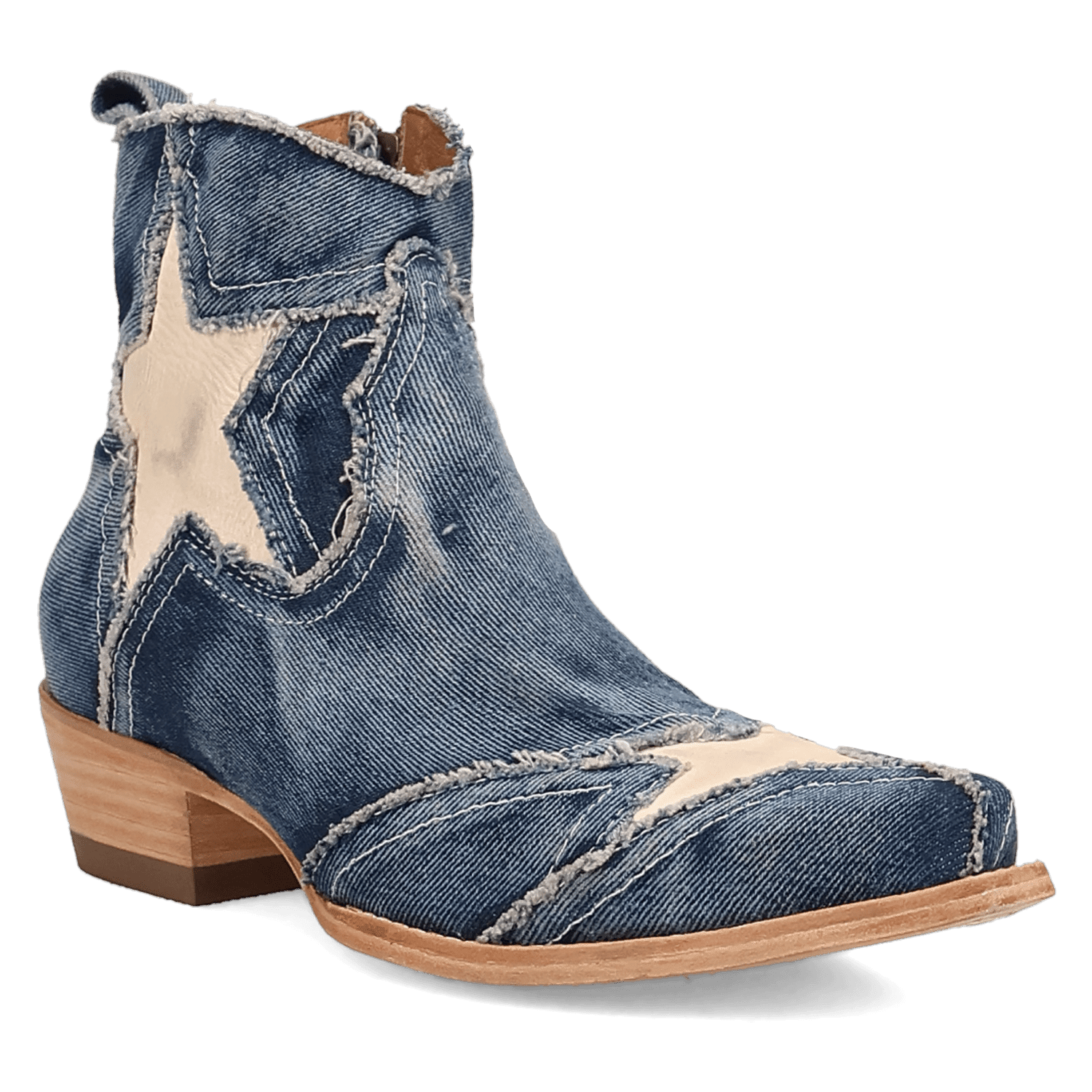 Dan Post Stardust Denim Booties - Luxury Men's Western Boots