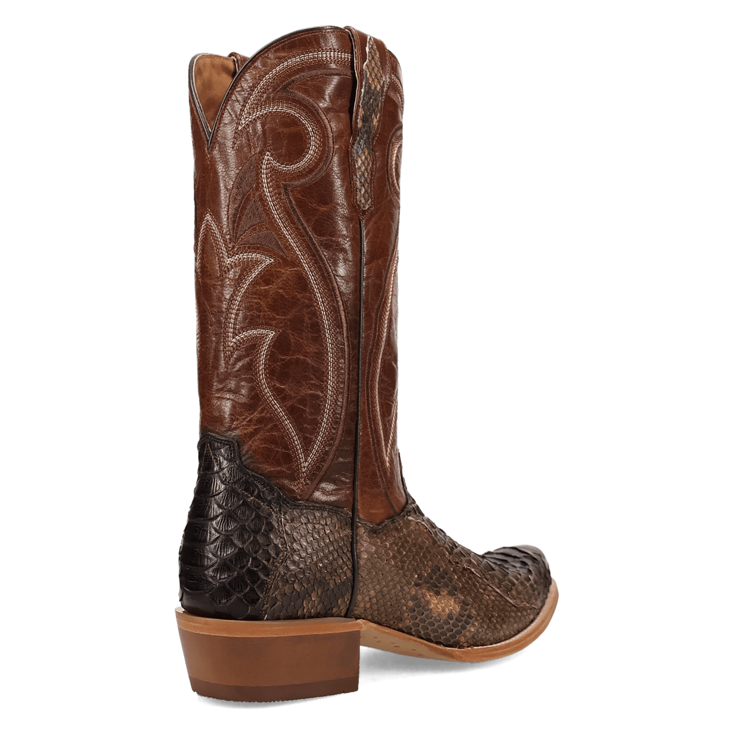 Dan Post Stryke Back Cut Python Boot - Luxury Western Boot