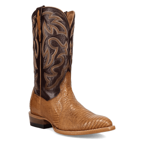Dan Post Spurline Teju Lizard Boot - Exotic Western Style