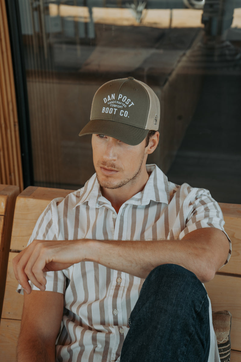 Dan Post Trucker Hat: Stylish Western Straw Hat