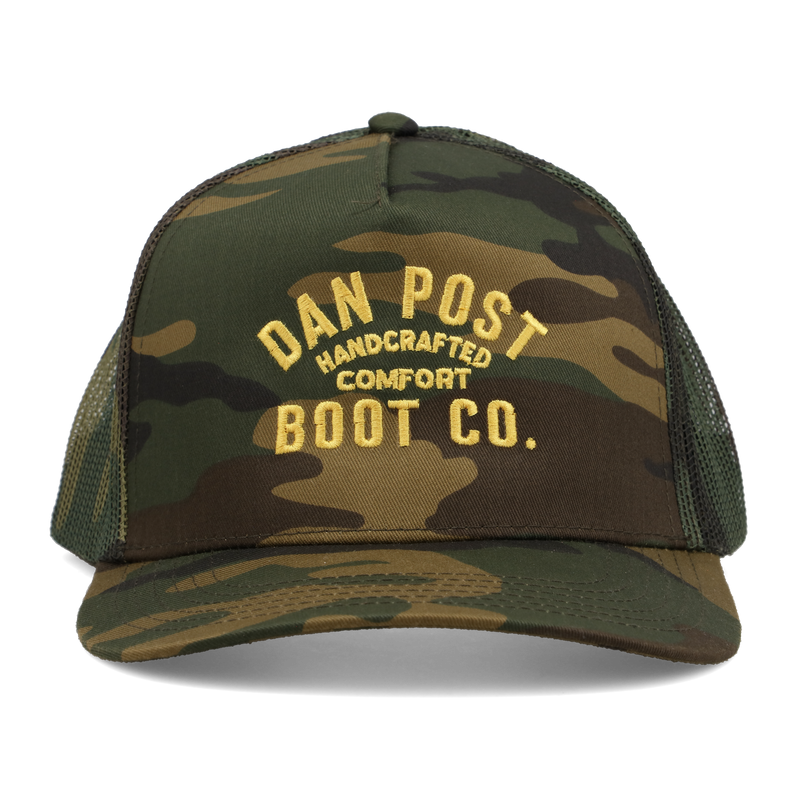 Dan Post Trucker Hat: Premium Leather Casual Cap