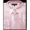 Pink Satin Dress Shirt Set for Men - Regular Fit with Tie & Pocket Square