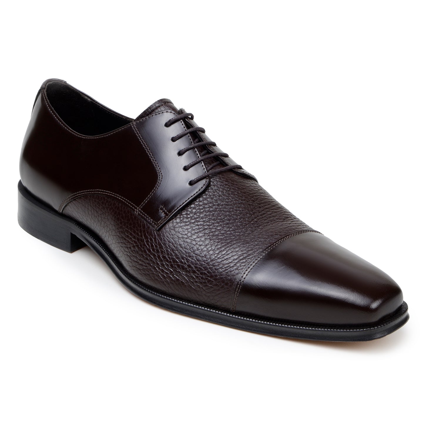 Belvedere Alexander Brown Leather Luxury Dress Shoe