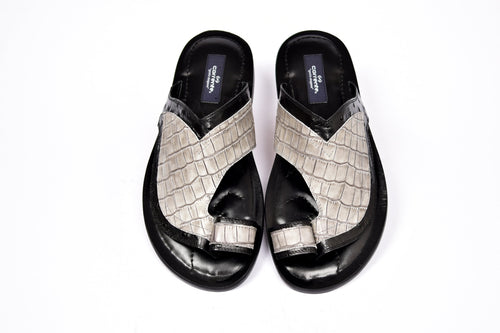 C0061-Corrente 5831 Sandal- Black-Grey