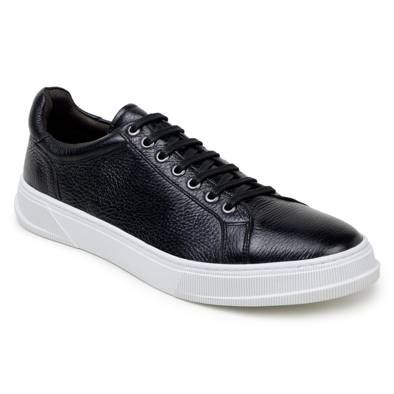 Belvedere Matteo Black Genuine Crocodile Dress Shoe