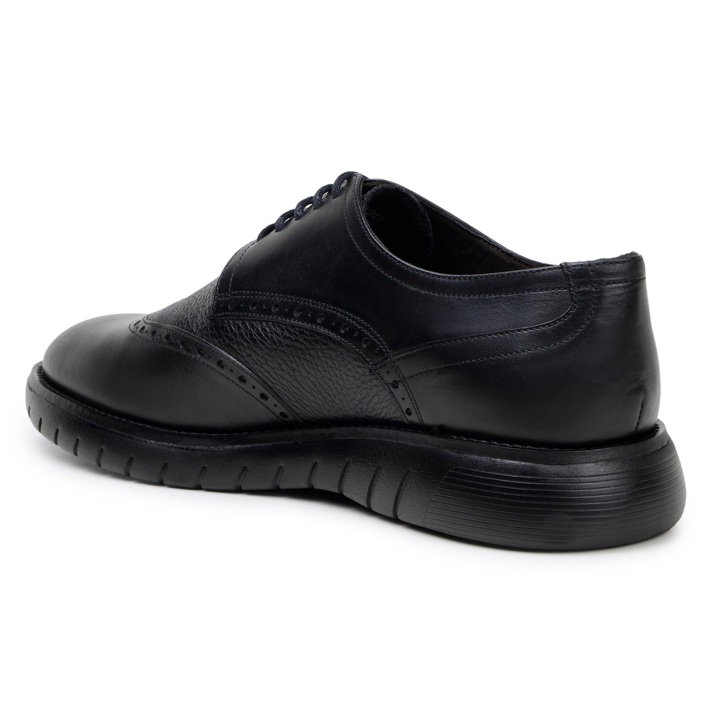 Belvedere Enzo Black Leather Oxford