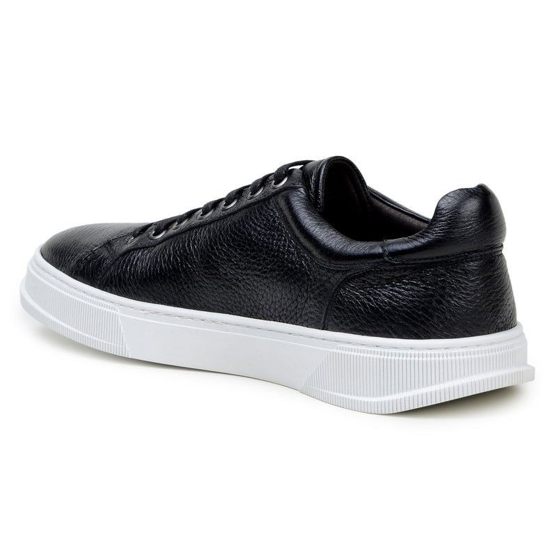 Belvedere Matteo Black Genuine Crocodile Dress Shoe