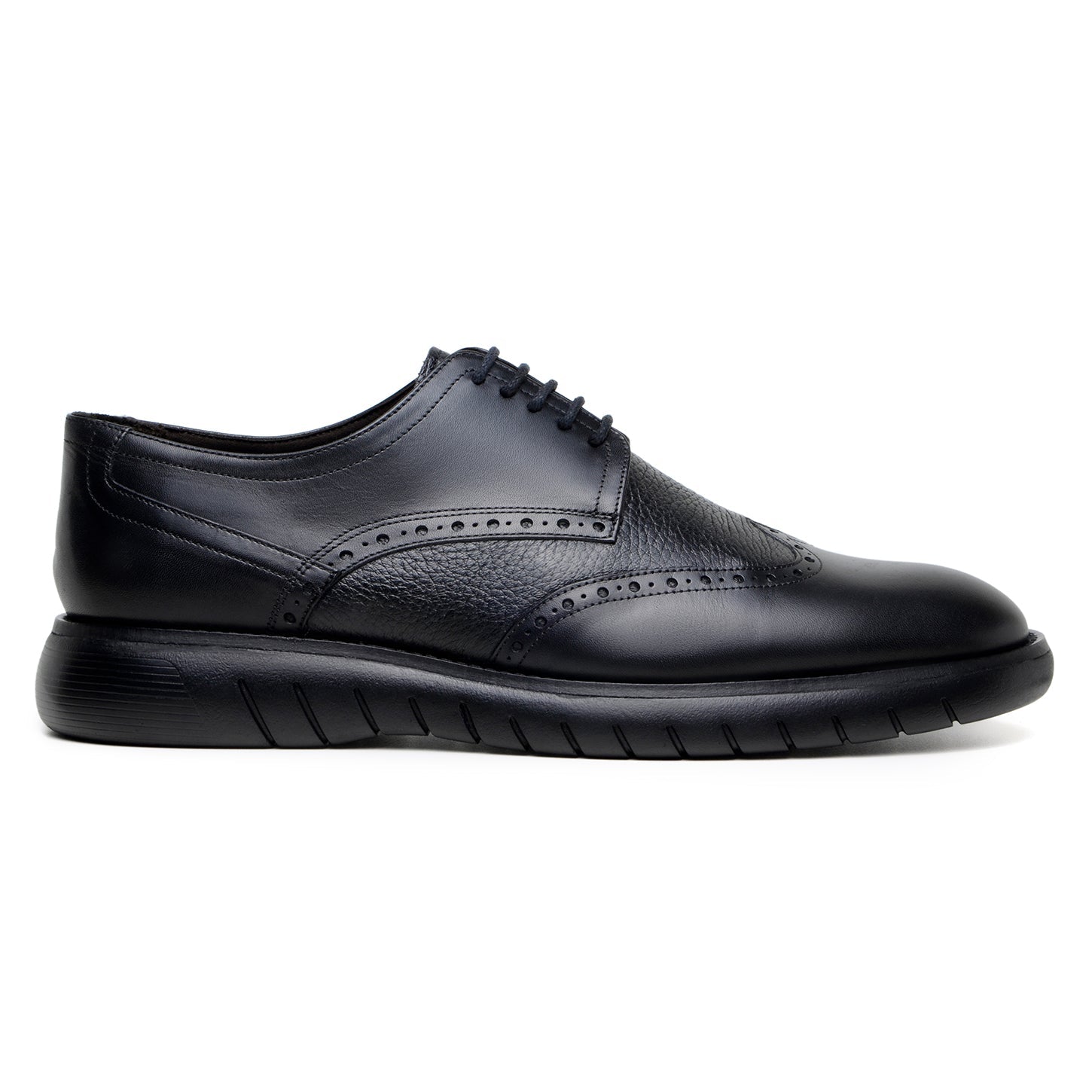 Belvedere Enzo Black Leather Oxford