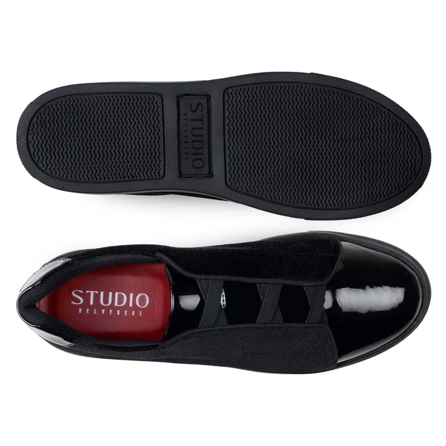 Belvedere Silvano Black Italian Leather Luxury Shoe