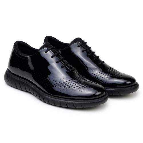 Belvedere Maxim Black Genuine Alligator Leather Shoe
