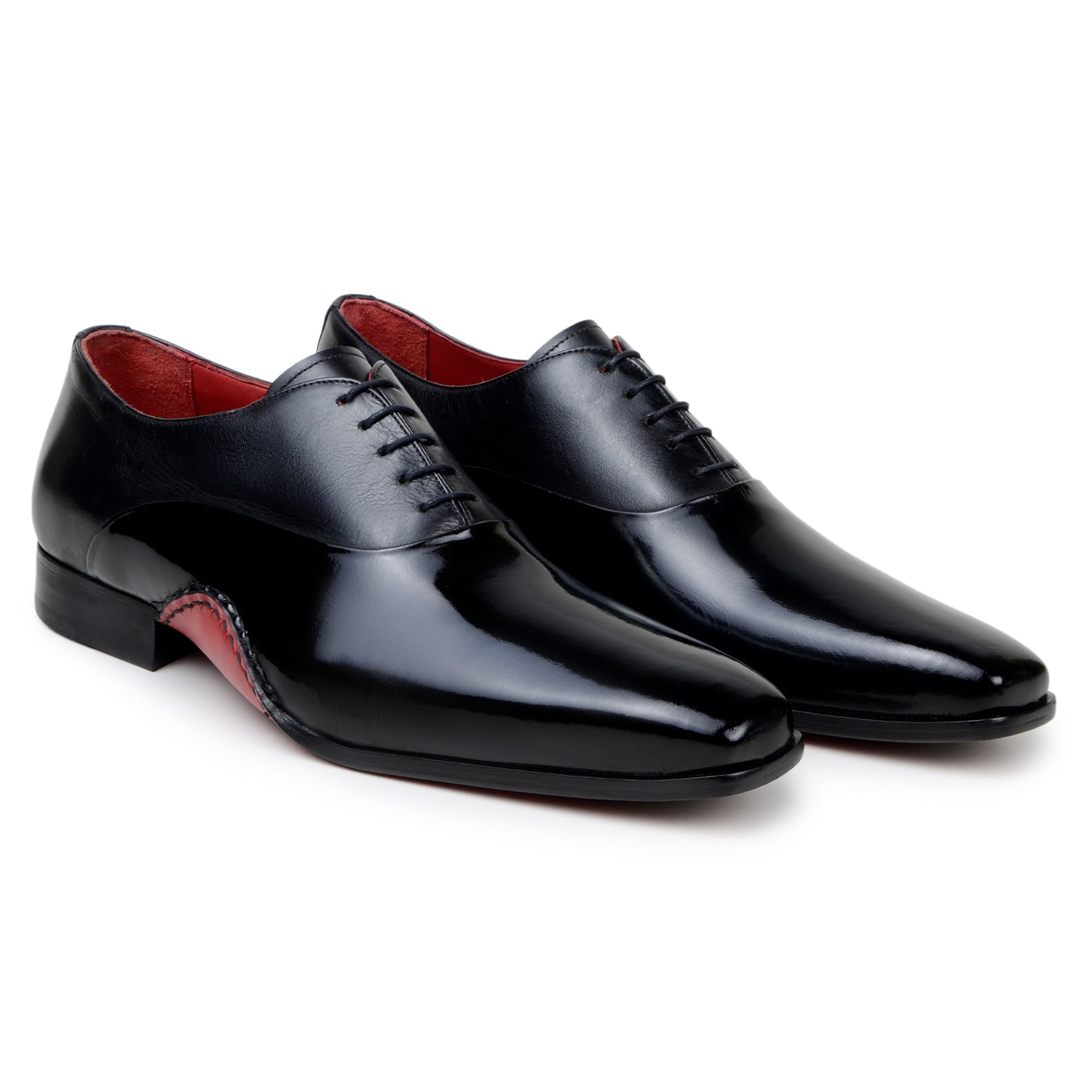 Belvedere Nero Black Genuine Crocodile Dress Shoe