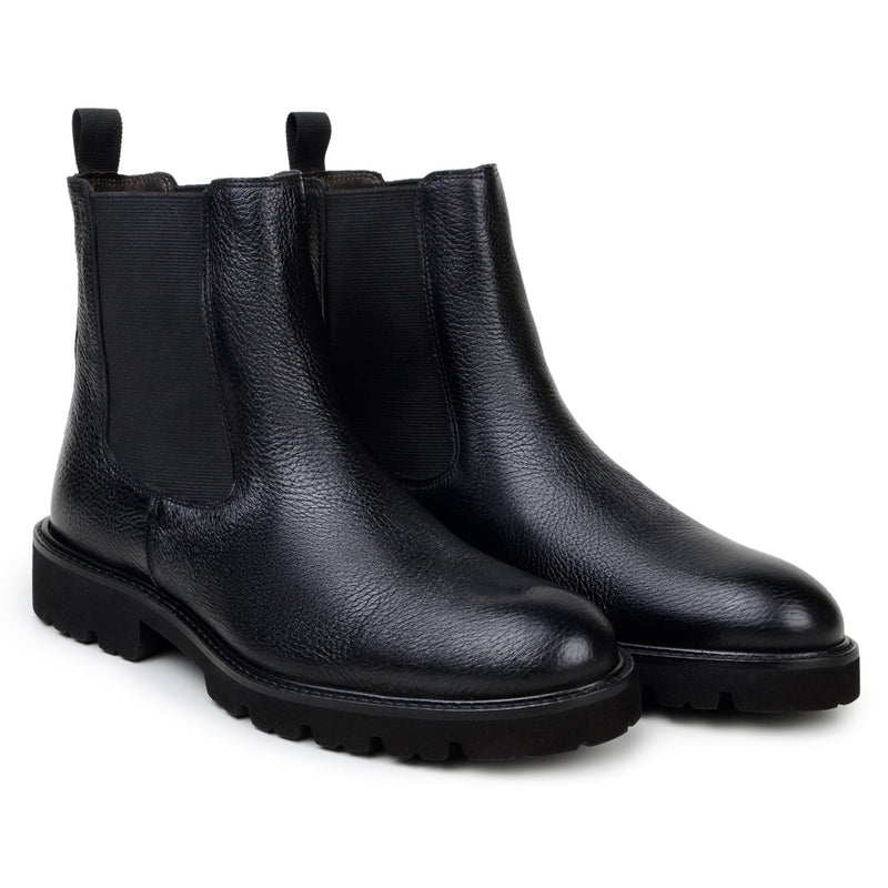 Belvedere Asher Black Genuine Crocodile Leather Oxford