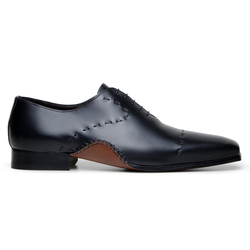 Belvedere Maestro Black Leather Oxford Dress Shoe