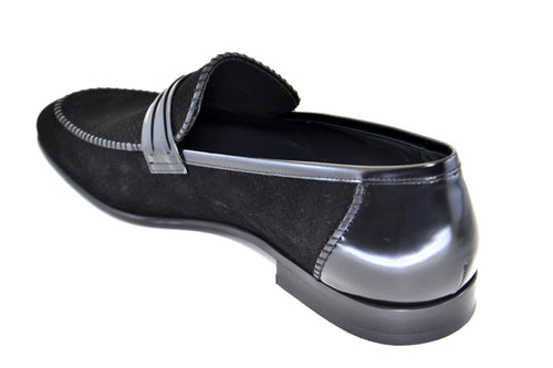 C130-3417HS- Perforated Suede- Black
