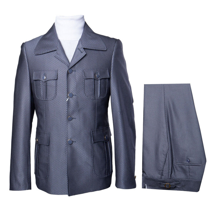 Rossi Man DUKE RM1767 â€“ Slim Fit Steel Grey 3-Piece Suit for Men | Elegant Formalwear