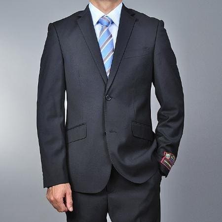 Black Fitted Suit - AlbertoNardoniStore