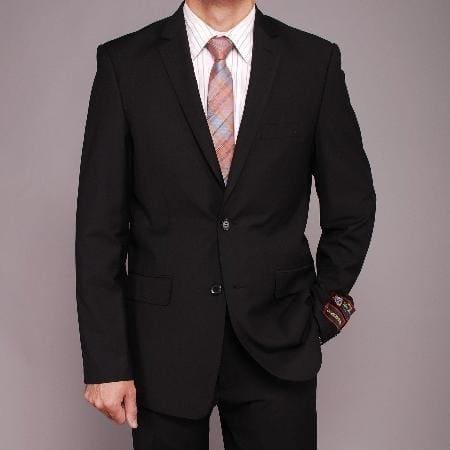 Black Fitted Suit - AlbertoNardoniStore