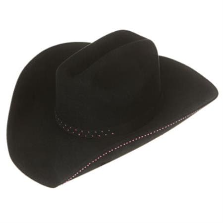 Tejana Black Frost Felt Cowboy Hat