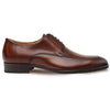 Mezlan Coventry Men’s Apron Oxford – Dark Cognac Calfskin Leather, Handmade in Spain