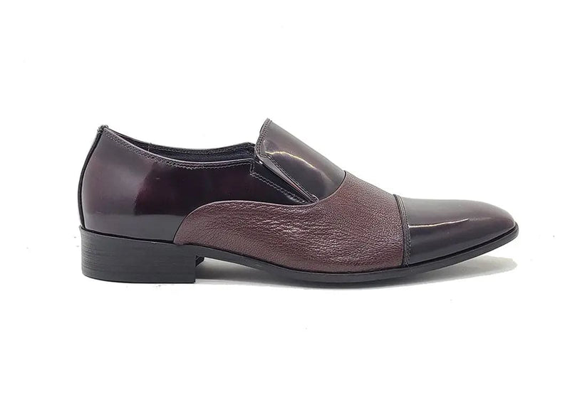 Carrucci Deerskin Patent Leather Loafer