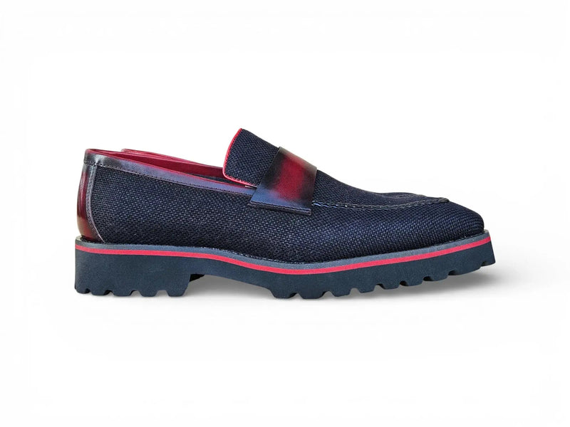 Carrucci Denim Lug Sole Loafer