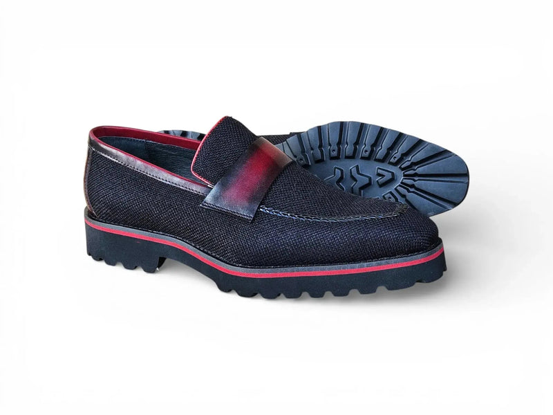 Carrucci Denim Lug Sole Loafer