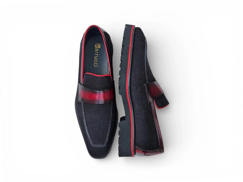 Carrucci Denim Lug Sole Loafer