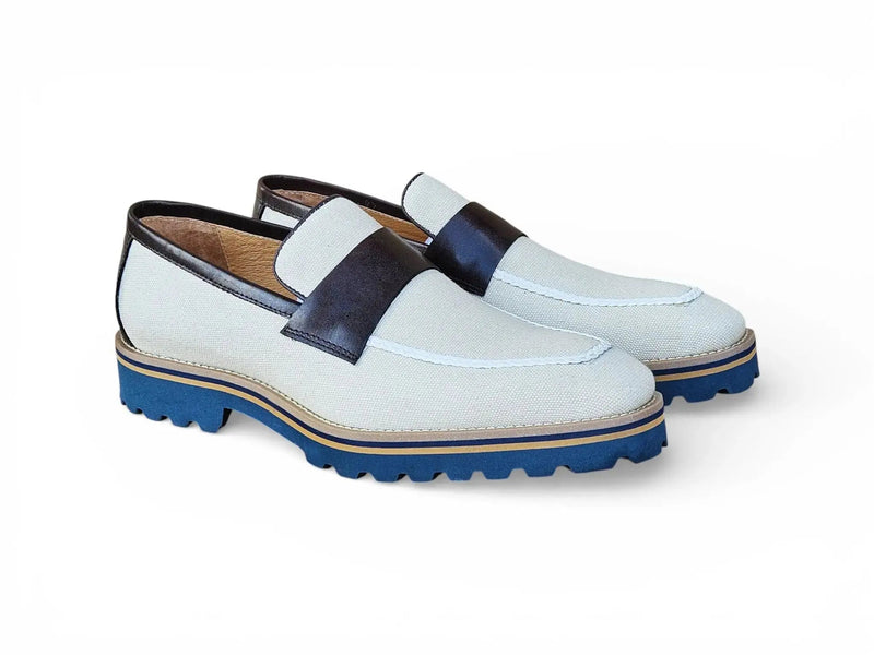 Carrucci Denim Lug Sole Loafer